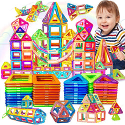 Magnetic Building Blocks Big Size and Mini Size DIY Magnets Toys for Kids Designer Construction Set Gifts for Children Toys