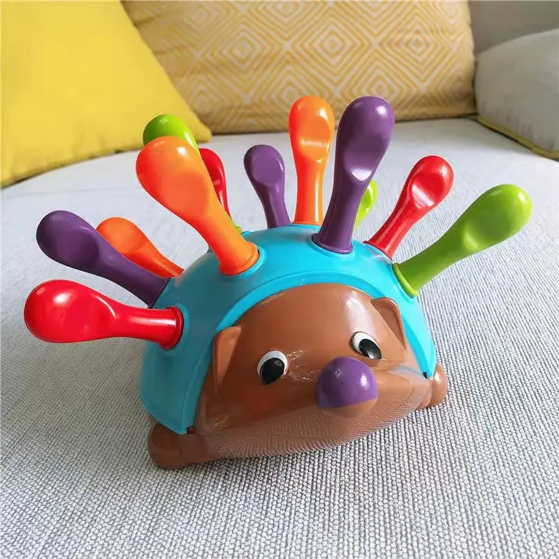 Hedgehog Montessori Toys Baby Concentration Training Early Education Toys Fine Motor and Sensory Toys Spelling Little Hedgehog