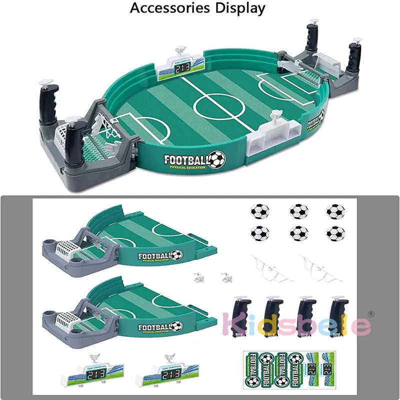 Football Table Interactive Games Tabletop Soccer Pinball Toys Classic Parent-Child Interactive Desktop Sport Board Game Battle