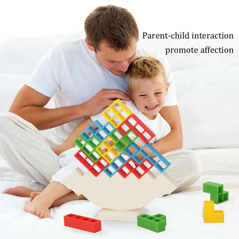 Balance Stacking Board Games Kids Adults Tower Block Toys for Family Parties Travel Games Boys Girls Puzzle Buliding Blocks Toy